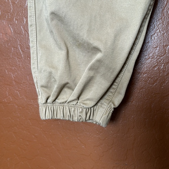 Converse Casual High-Rise Cotton Drawstring Joggers Women’s Pants XS Khaki - Picture 8 of 9